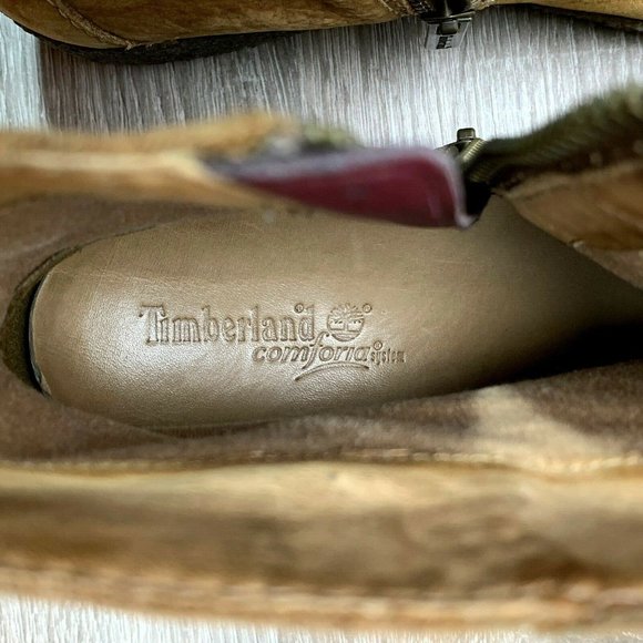 Timberland Women Lynton 6" Zipper Ankle Boot Brown Rust Nubuck Leather Sz 7.5 M - Picture 8 of 10